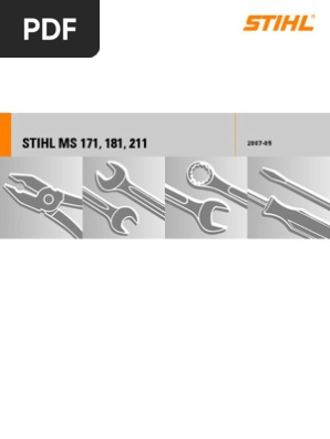 Ms171 Ms181 Ms211 Service Manual Carburetor Piston