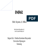 Ilmu Gizi Energi PDF