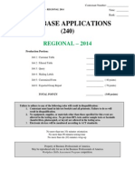 240 Database Applications R 2014