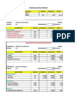 Sub Partida y Partida Estimada