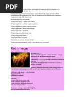 Recomeçar é mais difícil que começar