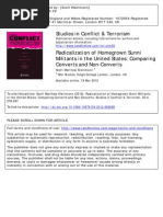 Radicalization of Homegrown Sunni
Militants in the United States