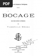Bocage, vida e época literária