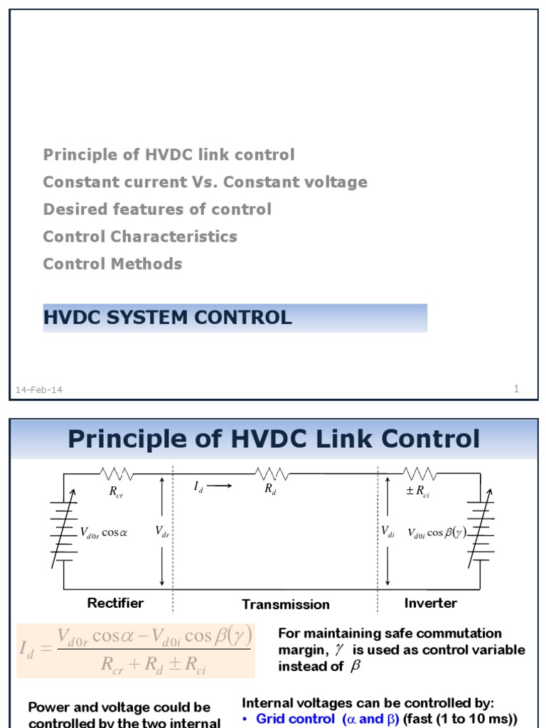 Module 3 HVDC System Control PDF Rectifier Power Inverter