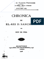 Crónica de el rei D. Sancho II, por Rui de Pina