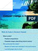 Cultural Change in Hawaii