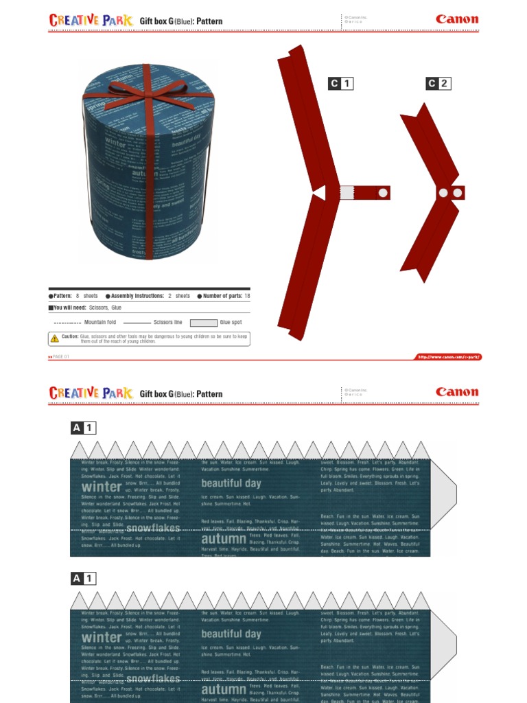 Gift Box Assembly Instructions | PDF