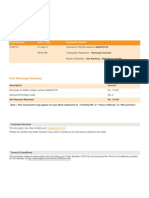 Your Order Summary: Order Number Date & Time Transaction Details