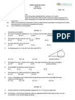 CBSE Class 10 Mathematics Sample Paper-08 (for 2013)