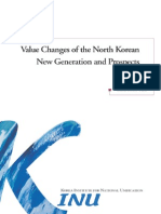 Value Changes of The North Korean New Generation