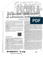 01056011 FERNANDEZ- Es Posible Poner Punto Al Sufrimiento Institucional