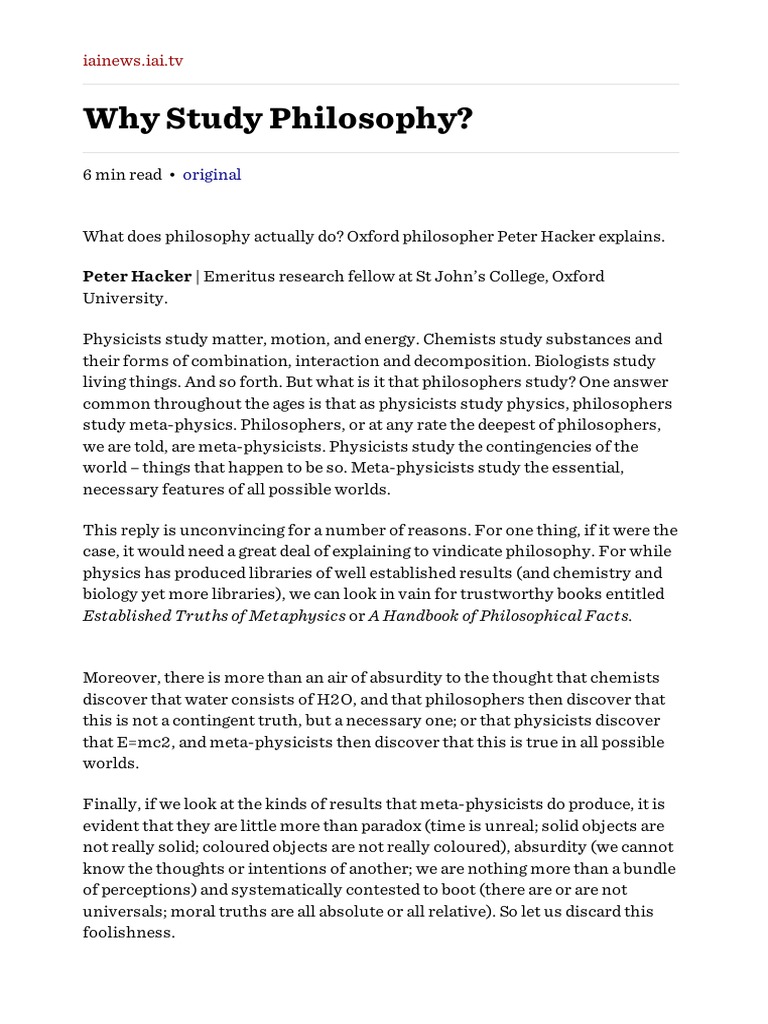 Philosophy essay structure image