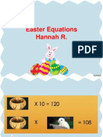 Hannah Easter Equations