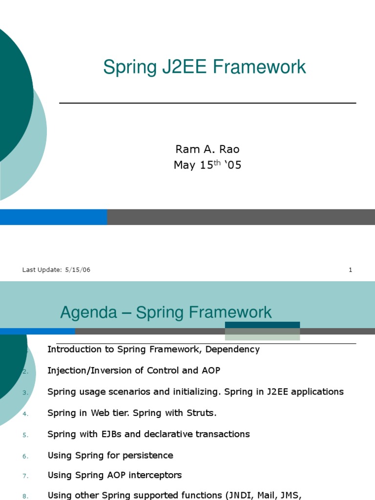 Spring Framework | PDF | Spring Framework | Software Architecture