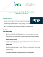 Curso Perfeccionamiento de Proyectistas Estructuras de Acero