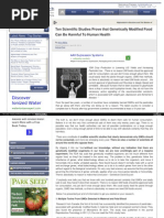 Download Ten Scientific Studies Prove that Genetically Modified Food Can Be Harmful To Human Health  by Children Of Vietnam Veterans Health Alliance SN217284422 doc pdf