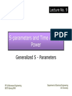 Lec.9 Generalized S-Parameters and Power Relations