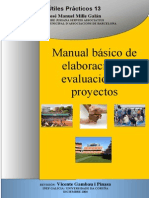 Manual Para La Formulacion de Proyectos