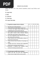 Contoh Soalan Soal Selidik Demografi - Contoh QQ