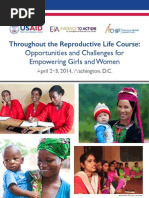 Download Throughout the Reproductive Life Course Opportunities and Challenges for Empowering Girls and Women by Maternal and Child Survival Program MCSP SN217311753 doc pdf