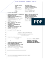 Apple On Proposed Jury Form