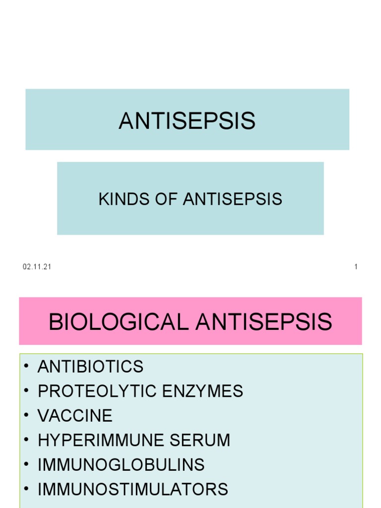 Surgery Lecture - 03 Antiseptics | PDF | Gram Negative Bacteria ...