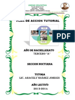 Plan de Accion Tutorial 2013 - 2014