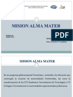 Diapositivas Mision Alma Mater