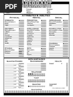 Aberrant4 Page Character Sheet