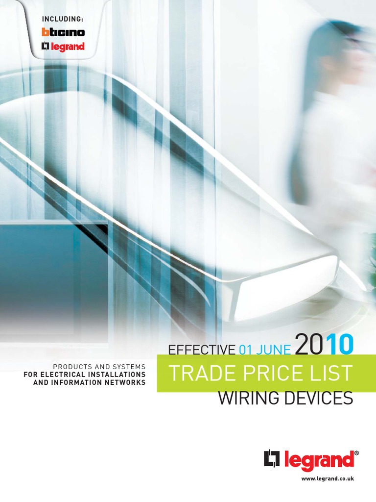 Legrand Wiring Devices Price List PDF Electrical Connector