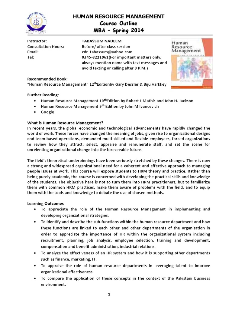 Human resources paper image