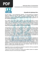 Pronunciamiento #YoSoy132QRoo sobre la "Ley Cívica"