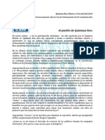 Pronunciamiento #YoSoy132QRoo Sobre La "Ley Cívica"