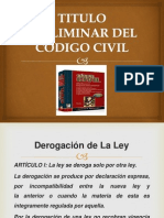 Titulo Preliminar Del Codigo Civil