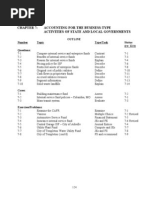 CHAPTER 7:	ACCOUNTING FOR THE BUSINESS-TYPE ACTIVITIES OF STATE AND LOCAL GOVERNMENTS
