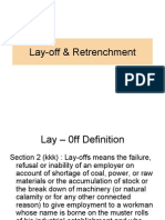 Lay-Off & Retrenchment