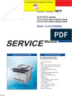 SAMSUNG Color Laser CLX-3170 - 3175 Service Manual Pages