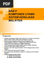Download bab 4 komponen utama sistem kerajaan malaysia by Cicit Bin Cucu SN21735647 doc pdf