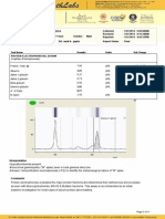 Home Visit Report for Protein Electrophoresis Test