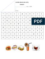 Delicious Food Word Search