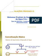 Apostila 1- Água Fria - Sistema e Componentes e dimensionamento-final