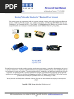 Roving Networks Bluetooth™ Product User Manual