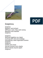 A Poem About Dolphins