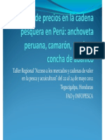 Análisis de Precios en La Cadena Pesquera en Perú - Sigbjorn Tveteras, Consultor FAO-NORAD