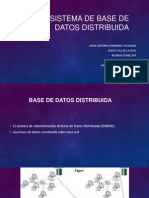 Sistema de Base de Datos Distribuida