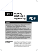 Working Practices in Engineering: Unit 1