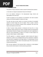 Block Truncation Coding: Block Truncation Coding For Grayscale Image Compression Prepared by - G.R.Hegde (200815805)