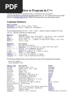 CPP HowToProgram