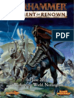 Warhammer Escarmouche - Regiment of Renom