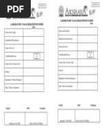 Laboratory Usage Requisition Form Laboratory Usage Requisition Form